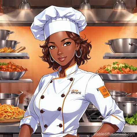 African American Chef Woman Portrait | Stable Diffusion Online