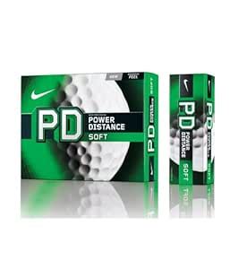Buy Nike Golf PD Soft Power Distance Golf Balls, White Online at Low ...