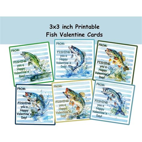 Fish Valentine Cards, Bass Fishing, Fish Valentines, School Valentines ...