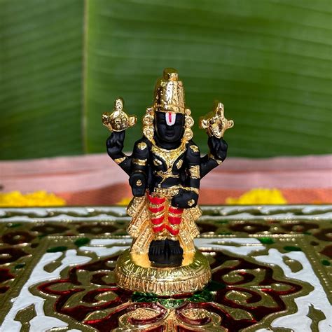 Gold Plated Gold Plated Venkateswara Swamy Idol, Tirupati Balaji Idol ...