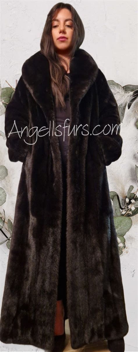 FLOOR LENGTH MINK Fullpelts Fur Coat!brand New Real Natural Genuine Fur ...