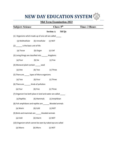 Image result for Class 5 Science Unit