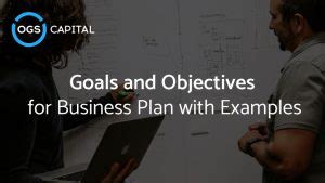 Business Plan Objectives 的图像结果