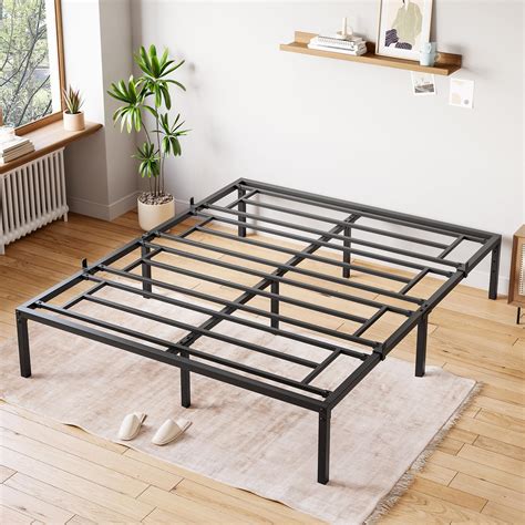 Amazon.com: SunnyFurn Full Bed Frame Platform,14 Inch Metal Full Size ...