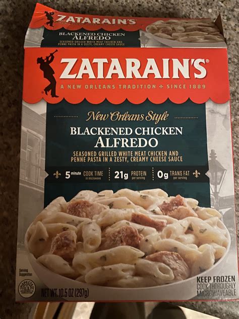 Zatarain’s Blackened Chicken Alfredo : r/frozendinners