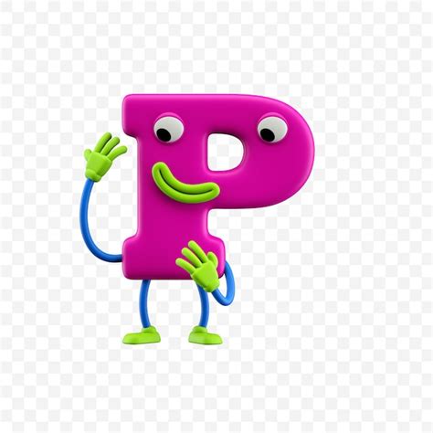 3d render of cartoon character letter a with smile isolated | Premium PSD