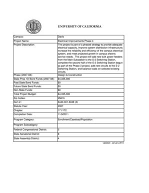 Fillable Online Electrical Improvements Phase 4 Fax Email Print - pdfFiller