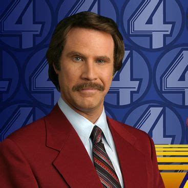 Ron Burgundy mustache style (Will Ferrel)