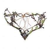 Floral Medieval Renaissance Headpiece Headband Ren Faire Headbands ...