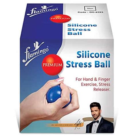 Buy FLAMINGO PREMIUM SILICONE STRESS RELIEF BALL | HARD | BLUE Online ...
