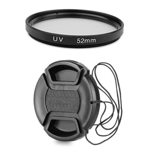 Buy Schsteindar® 2PCS Combo for 52mm Lens Cap and UV Filter for Nikon ...
