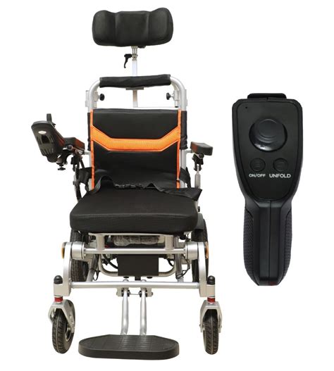 Easy Folding Wheel Chair | RECLINING I LED Dipper I Battery Lithium ...
