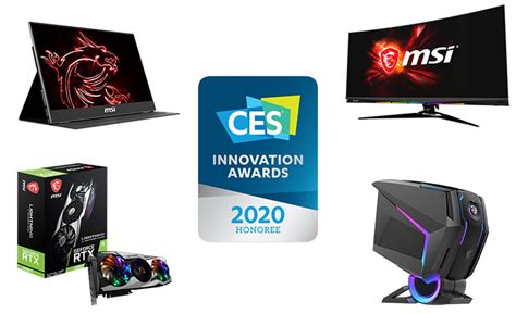 MSI India, MSI Named Winner, MSI Wins Award, CES Innovation Awards, CES ...