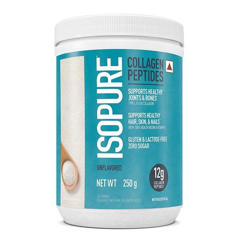 Shop Isopure Collagen Peptides with Type I, II & III Collagen - ON