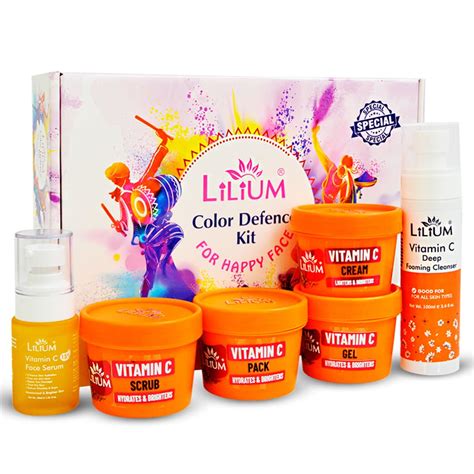 Lilium Color Defence Kit 530gm | Illuminate Your Skin With Power of ...