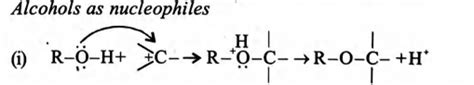 Which of the following statements are correct? (i) Alcohols react as ...