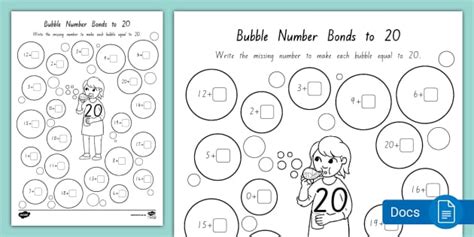 Bubble Number Bonds to 20