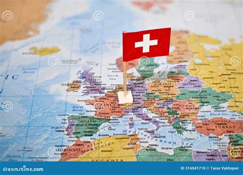 switzerland on world map
