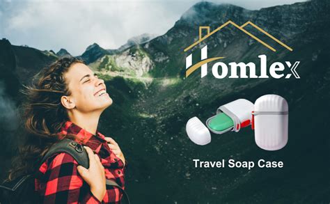 Homlex Travel Soap Box | Travel Soap Holder | Portable Plastic Soap ...