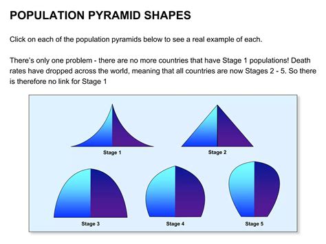 Year 7 Geography Population Pyramids | PPTX