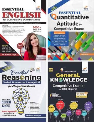 Essential Quantitative Aptitude, Reasoning, English & General Knowledge ...