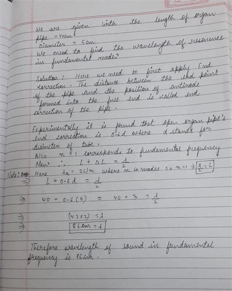 an open pipe of length 40 cm and diameter 5cm vibrates . the wavelength ...