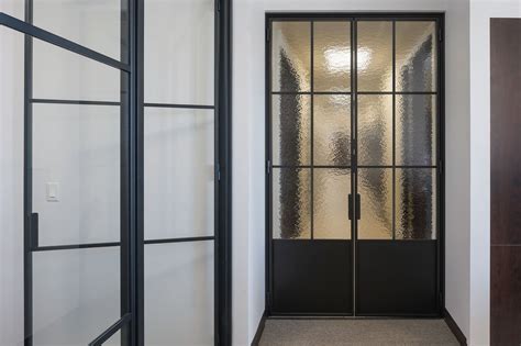 STL-W6P Custom Steel and Glass Modern Interior Doors