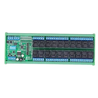 Relay Control Module, Good Insulation RS485 TVS Surge Protection DIN35 ...
