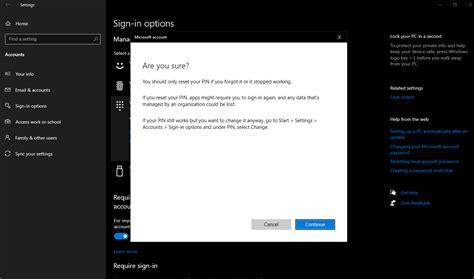 Image result for Change Pin Code in Windows 10