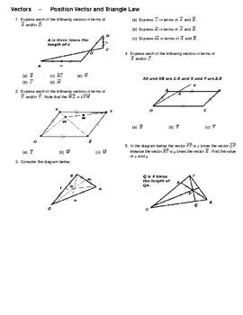 Vector Triangle Law Worksheet 的图像结果