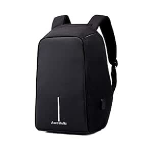 Buy Awestuffs Anti-Theft Water Resistant Stylish Laptop Backpack with ...