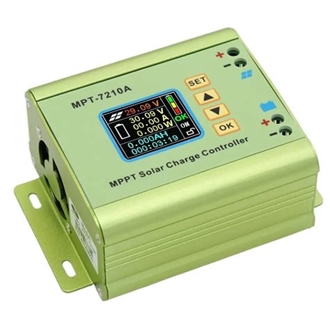 Juntek mpt-7210a solar battery charger mppt controller digital control ...