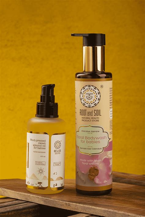 Pure & Gentle: Almond Oil & Floral Body Wash Pack For Babies – ROOT and ...