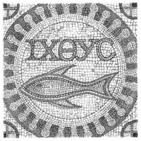 The Greek word for fish is ICHTHUS ~ an acronym for Iesous (’Іησοφς) Jesus ~ Christos (Χριστος ...