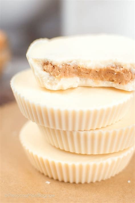 White Chocolate Peanut Butter Cups - The Soccer Mom Blog