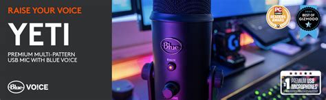 Logitech Blue Yeti USB Microphone for Recording, Streaming, Gaming ...