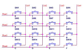 Image result for 8X8 Matrix and Keypad with Arduino