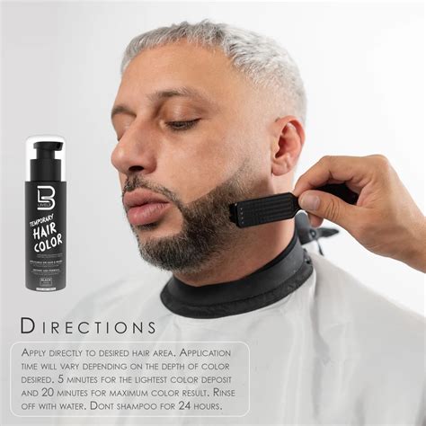 LEVEL 3 Beard Temporary Hair Color (Black)