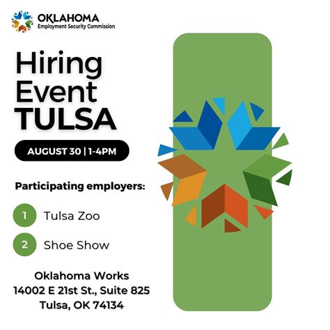 Oklahoma Employment Security Commission on LinkedIn: The Tulsa Zoo and Shoe Show are hiring ...