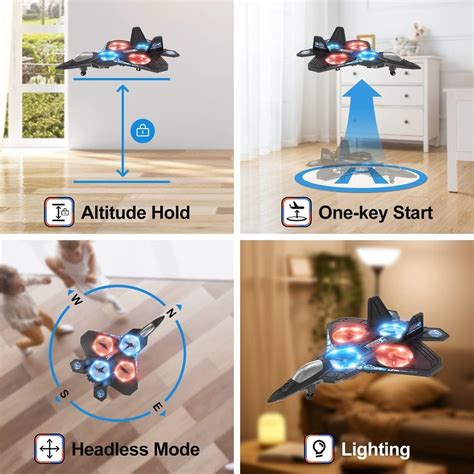 Buy 2023 V17 Jet Fighter Stunt RC Airplane -【New Version】RC Plane, 2 ...