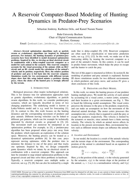 Hunting Model Algorithm 的图像结果