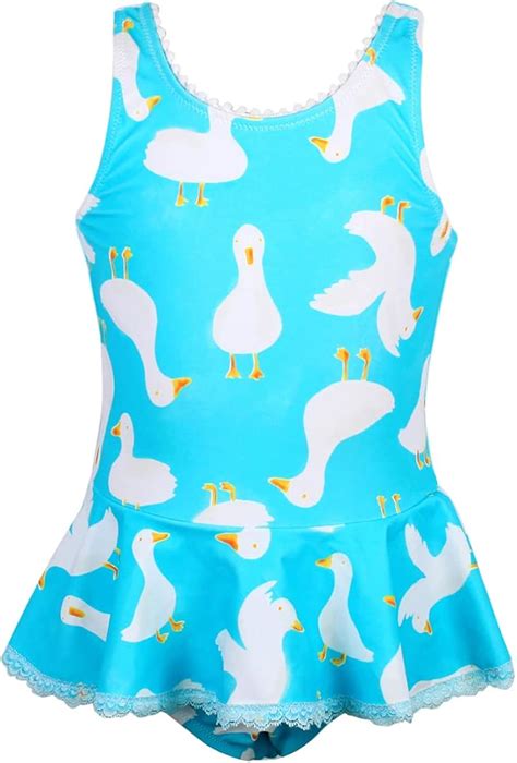 Buy TOKI JJANG Baby Girl's One Piece Swimsuit Toddler Swimwear UPF 50 ...