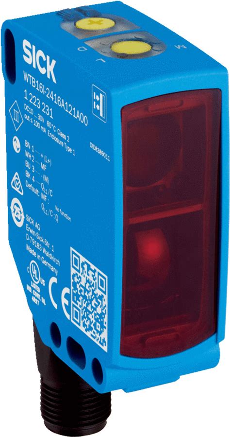 1223231 SICK | SICK Background Suppression Photoelectric Sensor, Block ...