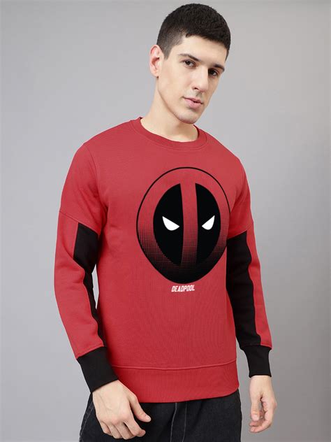 Deadpool Printed Regular Fit Sweatshirt Men – Free Authority