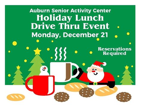 Holiday Lunch Drive Thru Event- December 21st
