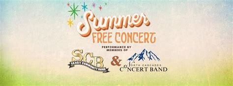 Free Music in Gilkey Square featuring Skagit Community Band & North ...