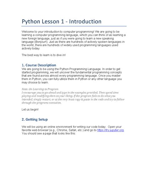 Image result for Python Lesson 1