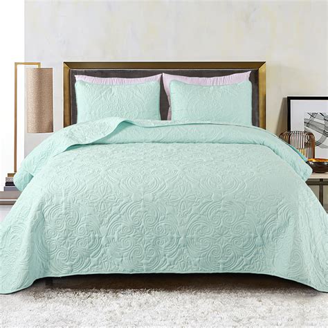 Exclusivo Mezcla King Quilt Bedding Set, Lightweight Vintage King Size ...