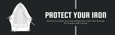 ZENITH Teflon Iron Shoe Cover | Iron Plate Protector for Steam Iron ...
