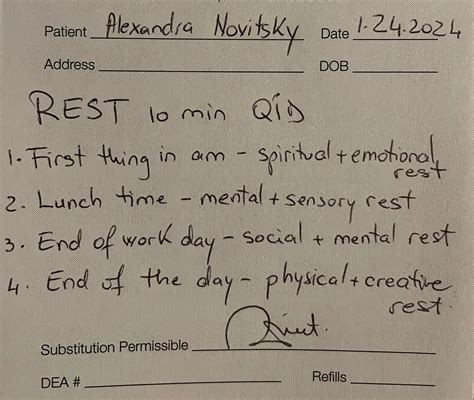 The Gift of Rest: A Prescription Worth Sharing
